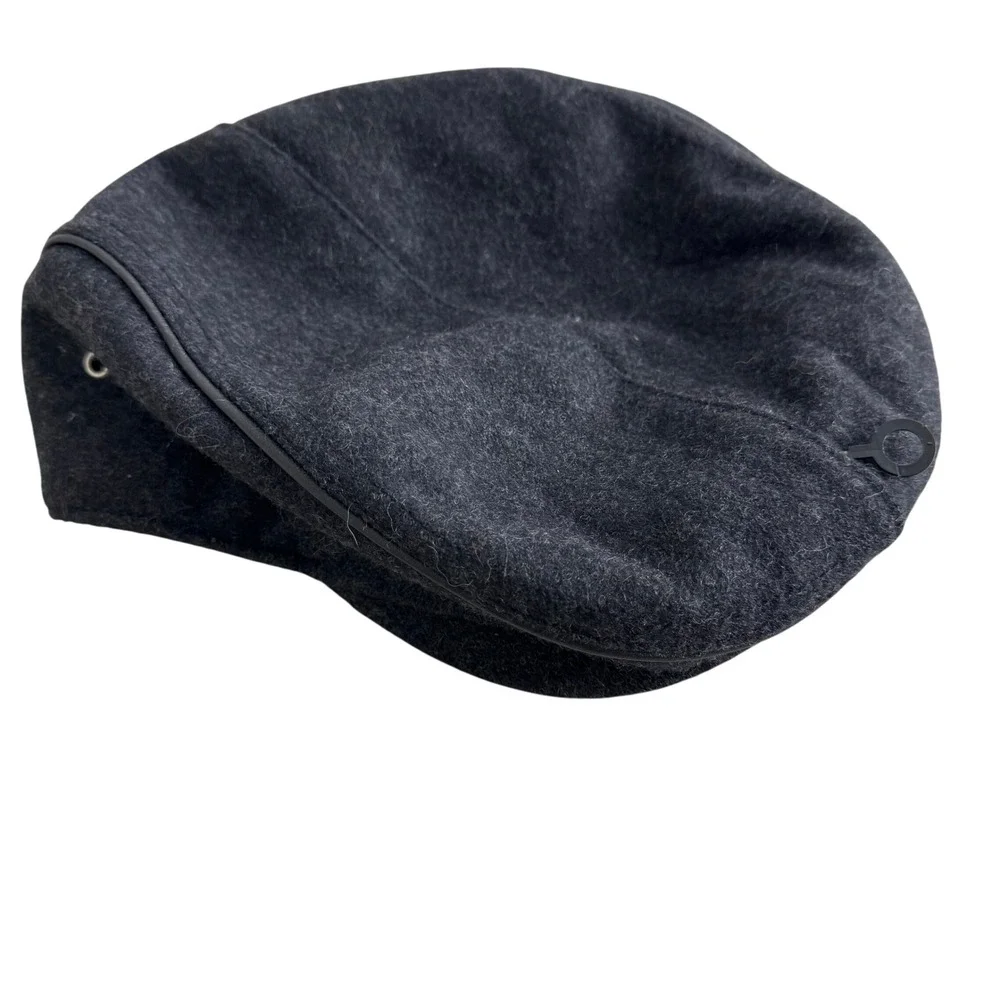 Perry‎ Ellis Wool Newsboy Hat Charcoal L/XL New